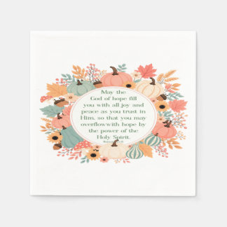 Romans 15:13 Fall  Napkin