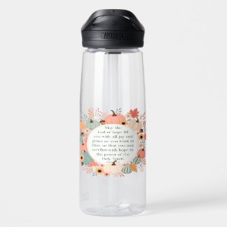 Romans 15:13 Fall  Water Bottle