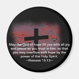 Romans 15:13 magnet