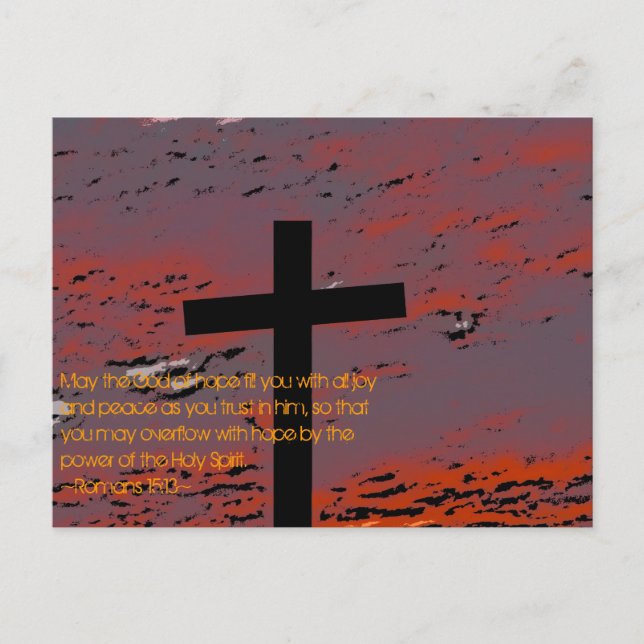 Romans 15:13 postcard (Front)