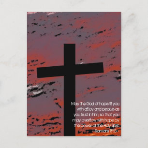 Romans 15:13 postcard