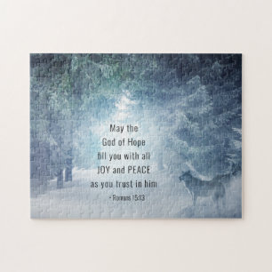 Romans 15:13 The God of Hope Jigsaw Puzzle