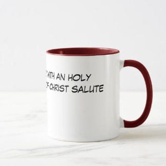Romans 16:16 mug