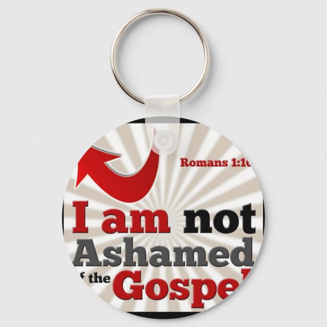 Romans 1:16 key ring (Front)