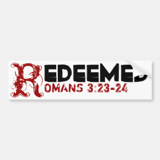 Romans 3:23-24 bumper sticker