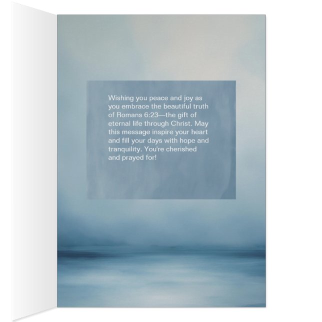 Romans 6:23 Customisable Bible Verse  (Inside (Right))