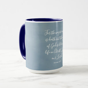 Romans 6:23 Customizable Bible Verse  Mug