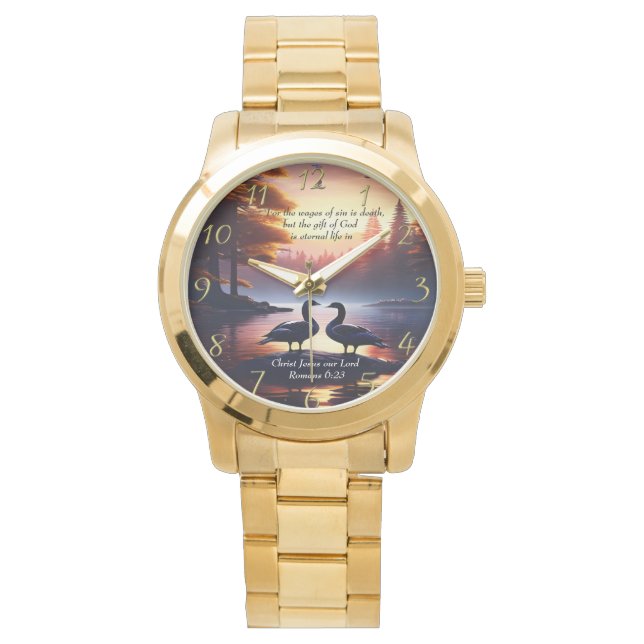  Romans 6:23 God so loved   Watch (Front)