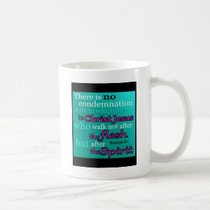 Romans 8:1 coffee mug