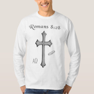 Romans 8:28 Christian Bible verse T-Shirt