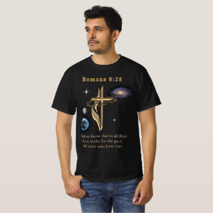 Romans 8:28 Christian T-Shirt
