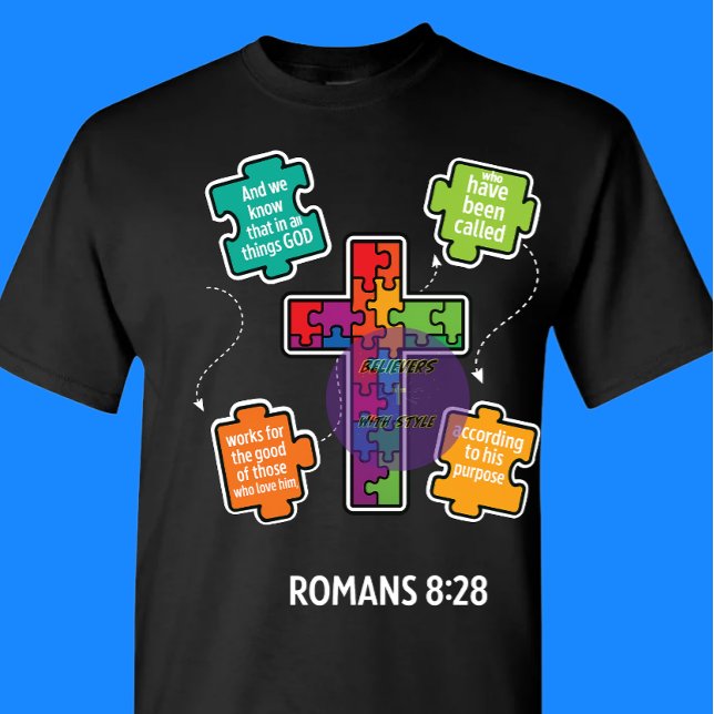 Romans 8:28 - Christian T-Shirt (Creator Uploaded)