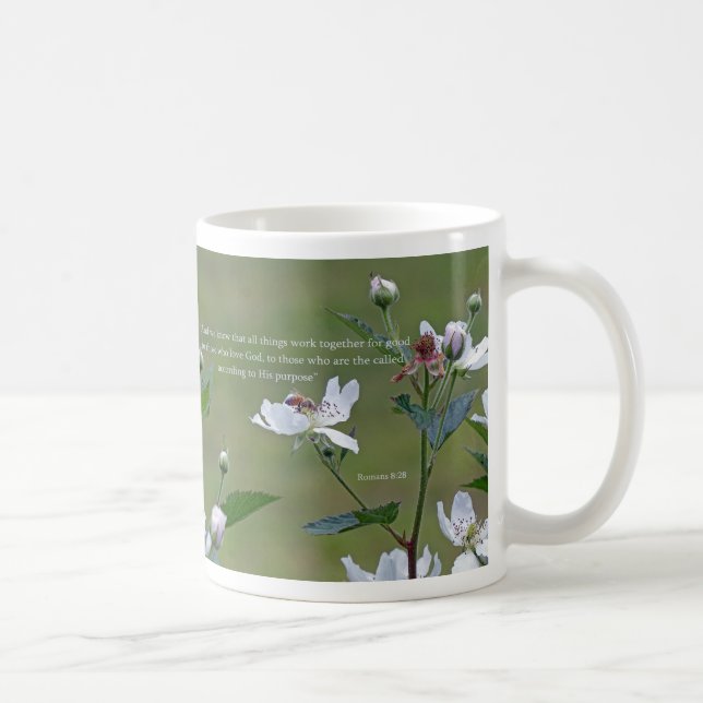 Romans 8:28 coffee mug (Right)