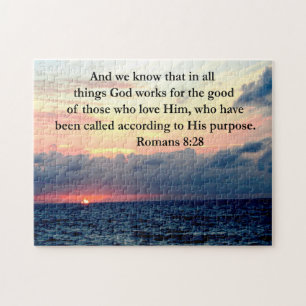ROMANS 8:28 FAITH JIGSAW PUZZLE
