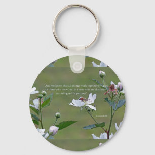 Romans 8:28 key ring