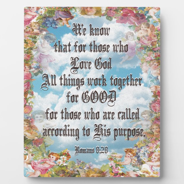 Romans 8:28 plaque (Front)