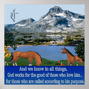 Romans 8:28 poster