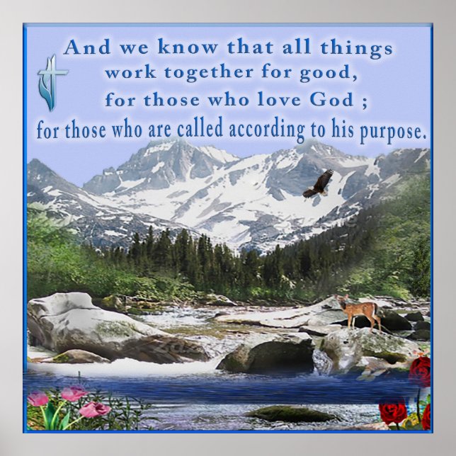 Romans 8:28 poster (Front)