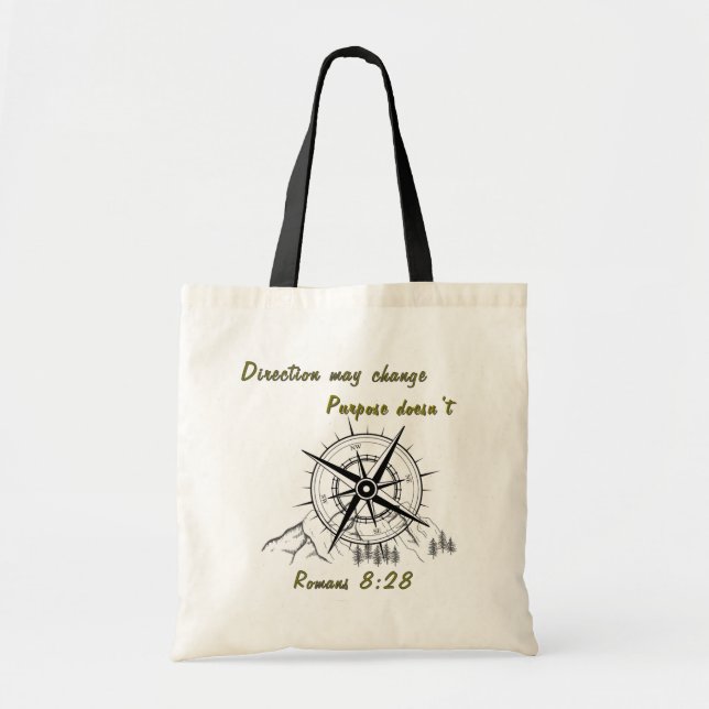 Romans 8:28 tote bag (Front)