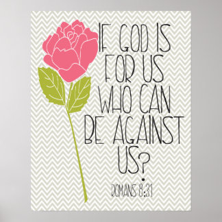 Romans 8:31 poster