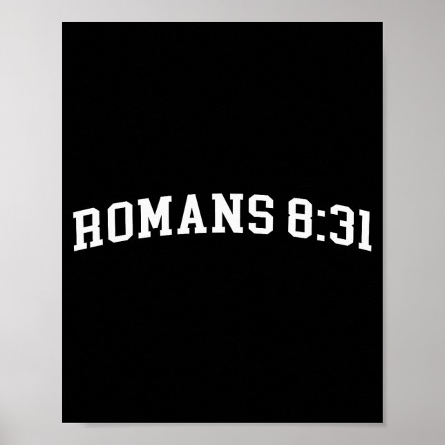 Romans 8_31  poster (Front)