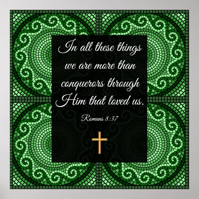 Romans 8:37 poster (Front)