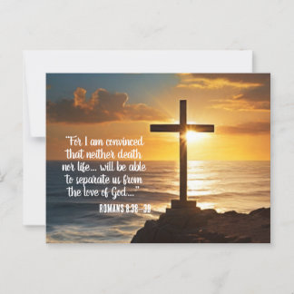 Romans 8:38–39 Scripture Postcard