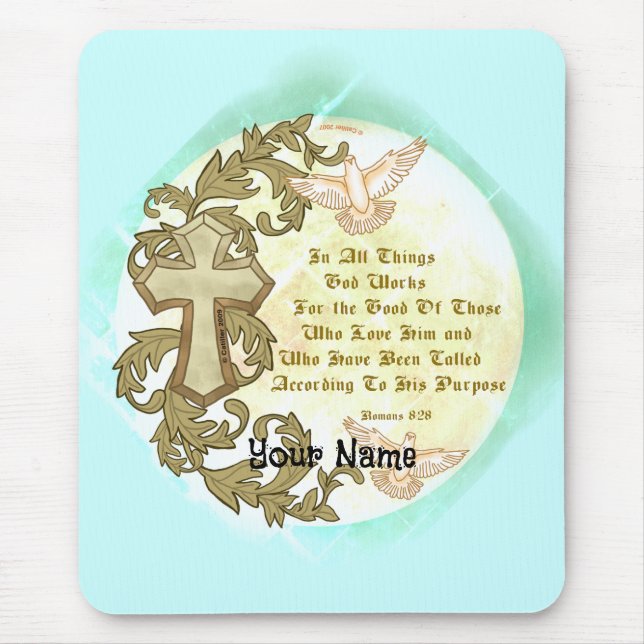 Romans Eight 28 Mouse Pad (Front)