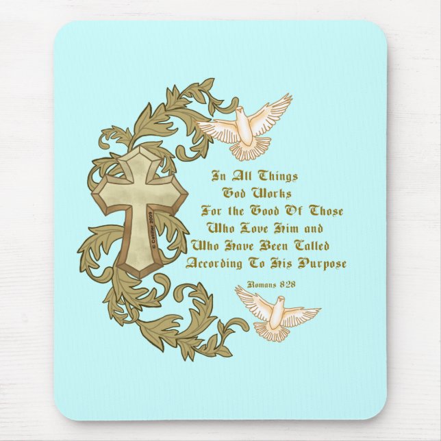 Romans Eight 28 Mouse Pad (Front)