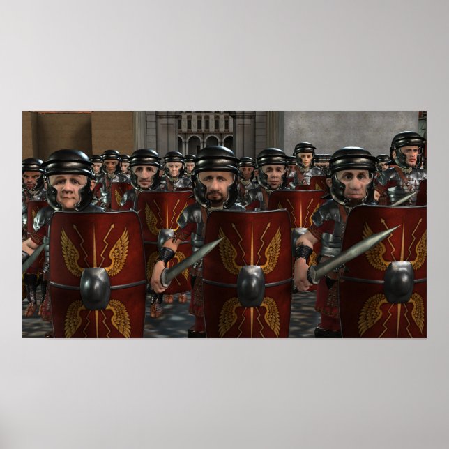 Romans Marching Off To War - Small Poster (Front)
