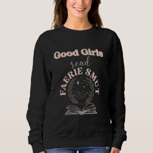 Romantasy Merch Fairy Tales Spicy Book Lover Dark  Sweatshirt