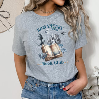 Romantasy Reader Dragon Book Club Castle Tri-Blend Shirt
