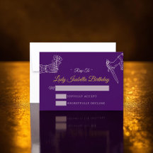 Romantasy Royal Purple Enchanted birthday