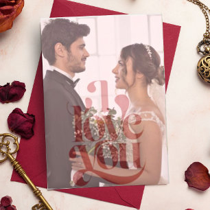 Romantic Add Your Own Photo Valentine Day Card