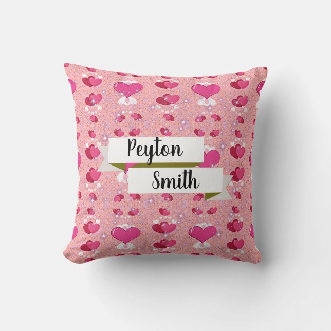 Romantic Aesthetic Love Design Cushion (Front)