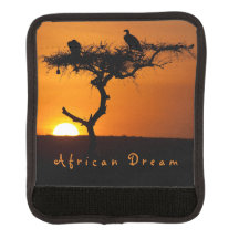 Romantic African Dream sunset photo with text