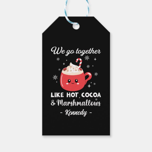 Romantic and Funny Christmas Gift Tags (Front)