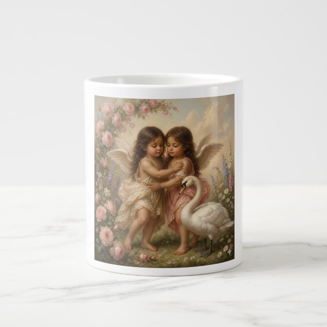 romantic angel mug || gifts for her  (Front)