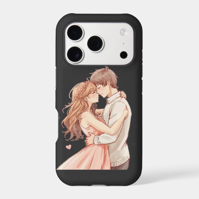 Romantic Anime Couple - Sweet Valentine Moment (Back)