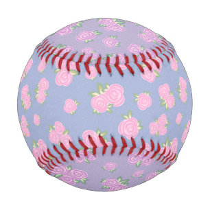 Romantic Antique Rose Design Baseball