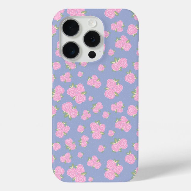 Romantic Antique Rose Design Case-Mate iPhone Case (Back)