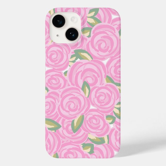 Romantic Antique Rose Design Case-Mate iPhone Case (Back)
