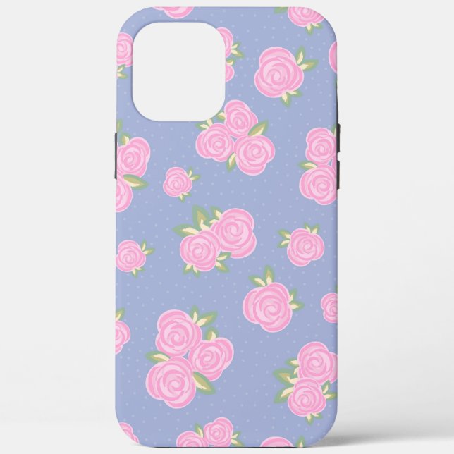 Romantic Antique Rose Design Case-Mate iPhone Case (Back)