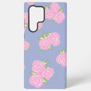Romantic Antique Rose Design Samsung Galaxy Case