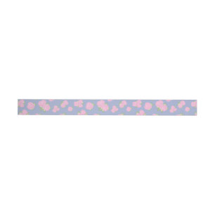 Romantic Antique Rose Design Wrap Around Label