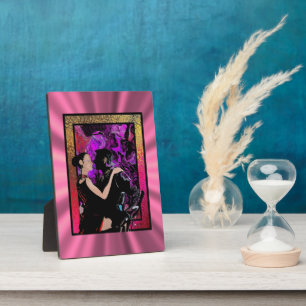 Romantic Art Deco style dancers Plaque