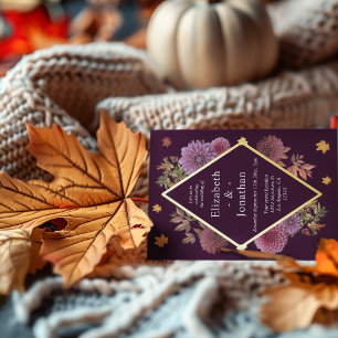 Romantic Autumn Dahlia Wedding