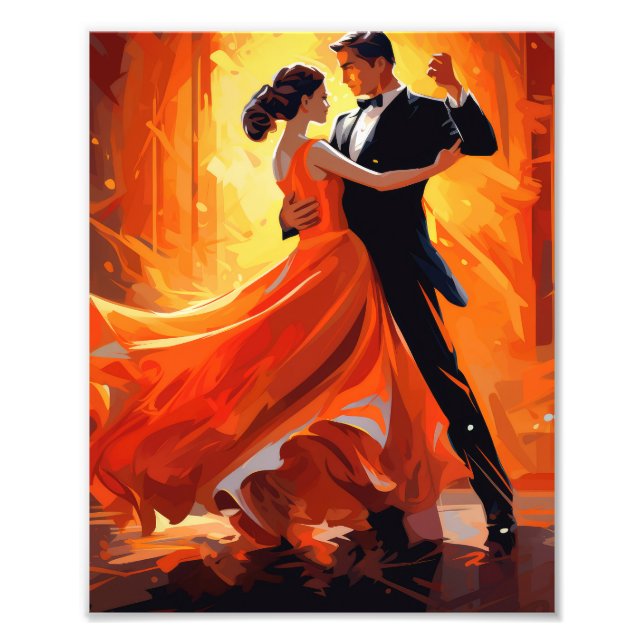 Romantic Ballroom Dance  Photo Print (Front)