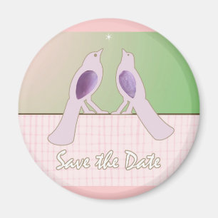 Romantic Birds Magnet