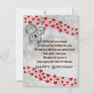 Romantic Birthday  Card